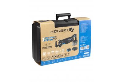 HÖGERT batteri-rundsavssæt, 18V, børsteløs, batteri, oplader, tilbehør