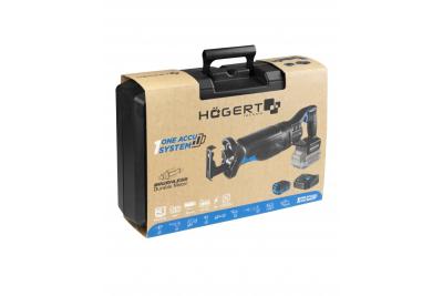 HÖGERT batteri-rundsavssæt, 18V, børsteløs, batteri, oplader, tilbehør