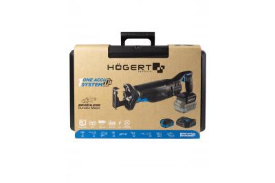 HÖGERT batteri-rundsavssæt, 18V, børsteløs, batteri, oplader, tilbehør
