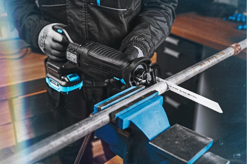 HÖGERT batteri-rundsavssæt, 18V, børsteløs, batteri, oplader, tilbehør