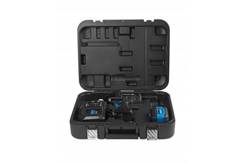 HÖGERT batteridrevet slagnøglesæt, børsteløs, 1000 Nm, 18V med batteri, oplader