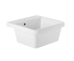 Ausmann Ceramic Frost Keramisk Hvid Vask - Overmontering 510 x 506 mm med hanehul 1208970516