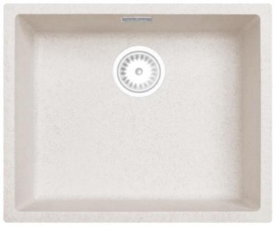 Zand Hvid Creme Vask 50x40 cm Underbygning, Overbygning og Planlimning med Hvid Prop 1208970546