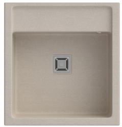 Graniteland Arno Granit Beige Sand Vask Mellembygning 582x620mm med firkantet Rustfrit Stål Prop 1208970603