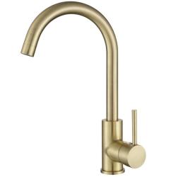 Ausmann Arvia gylden køkkenarmatur PVD Gold med drejelig tud 1208970640