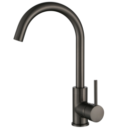 Ausmann Arvia Gun metal PVD køkkenarmatur med drejelig tud 1208970641