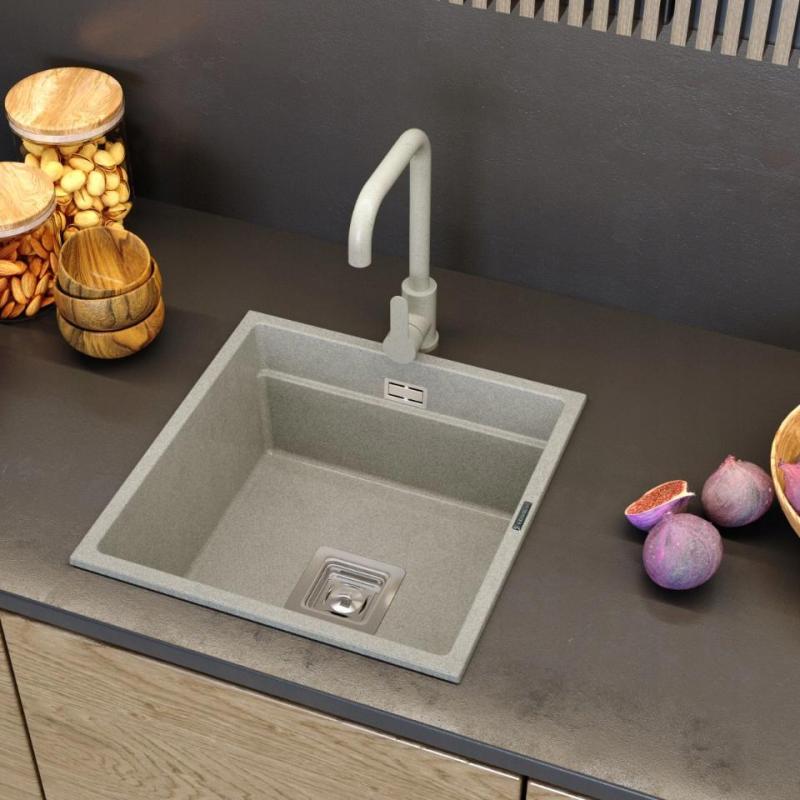 Graniteland Stellar Køkkenarmatur Beige sand med drejelig tud 1208970672