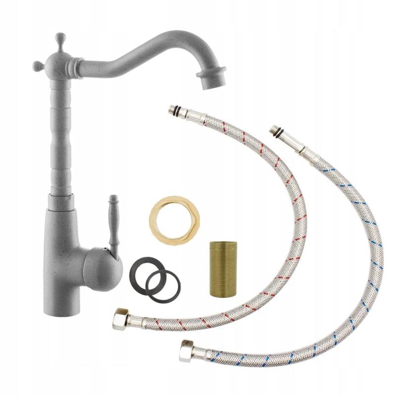 Graniteland Verve Køkkenarmatur Grå med drejelig tud 1208970703