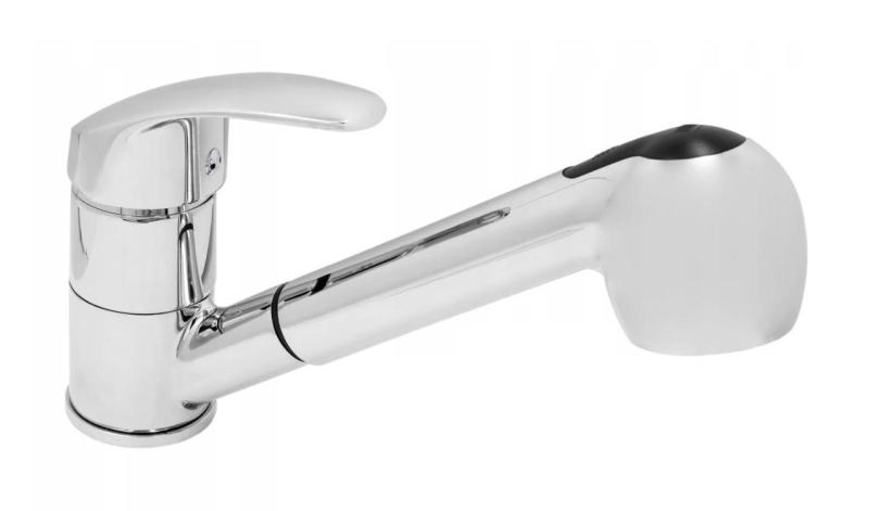 Graniteland Rhea Køkkenarmatur Krom med Udtrækkelig Tud og Dobbelt-Funktions Håndbruser 1208970712