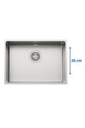 Foster L35 Speciale 35 cm lang RVS Vask 50 x 35 cm Underbygning 1208970723