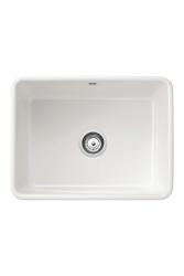 Ausmann Ceramic Mira Keramisk Hvid Vask - Underbygning og Mellembygning 590 x 458 mm med Rustfri Stål Prop 1208970733