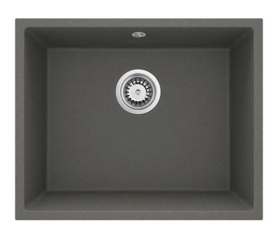 GraniteMy Universal Granit Grå, mørk Vask 50x40 cm Overbygning, Underbygning og Flad Indbygning med Rustfrit Stål Prop 1208970744