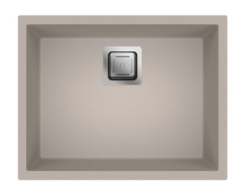Dura Stretto Quartz Underbygning og Overbygning Vask Sand Beige 56x44 cm 1208970767