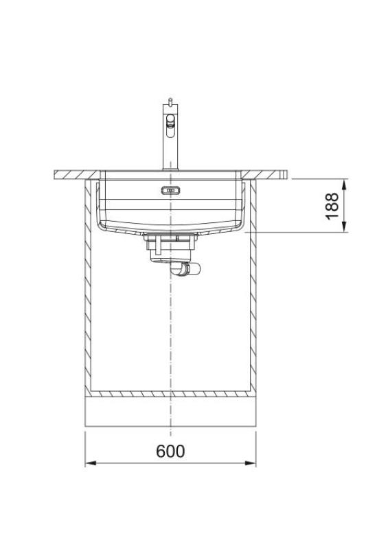 Franke Maris Quiet MQX 110.50 RVS Vask 50x40 cm Undermontering 122.0694.477