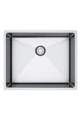 Franke Bolero Plus New R10 B2X 210-50-40 RVS vask Vlakinbouw, undermontering og overmontering 50x40 cm 127.0728.977