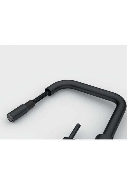 Franke Lina U Køkkenhane Sort Udtrækkelig Tud 115.0728.477