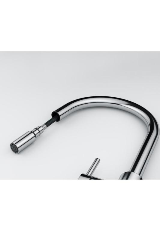 Franke Lina Køkkenblandingshane Krom med Udtrækkelig Håndbruser 115.0693.229