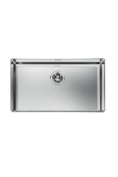 Foster Phantom Slimline Rustfrit Stål Vask 71x40cm Undermontering til keramiske bordplader 1208971121
