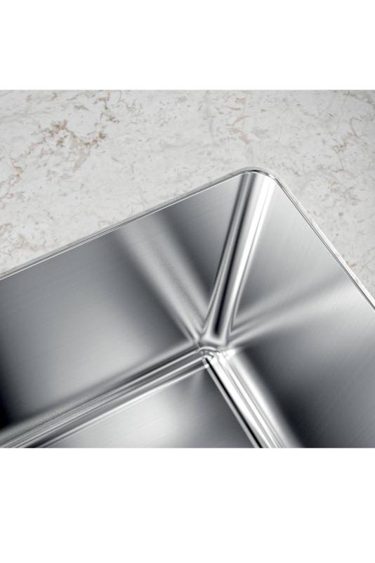 Foster Phantom Slimline Stainless Steel Sink 71x40cm Undermount for ceramic countertops 1208971121