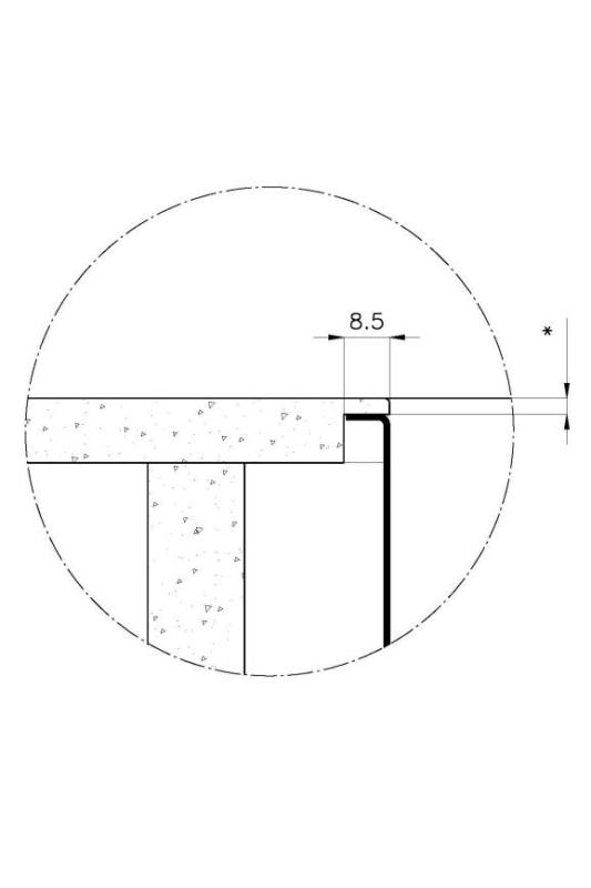 Foster Phantom Slimline Stainless Steel Sink 71x40cm Undermount for ceramic countertops 1208971121
