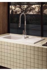 Ausmann Ceramic Crest Keramisk Hvid Vaske med Drypzone 850 x 500 mm 1208971130