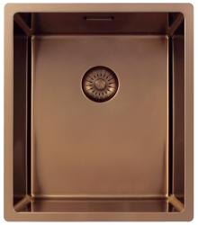 Pure.Sink Exclusivo Kobber vask 34x40 cm 10mm radius underbygning, planbygning og overbygning PEX3440-62