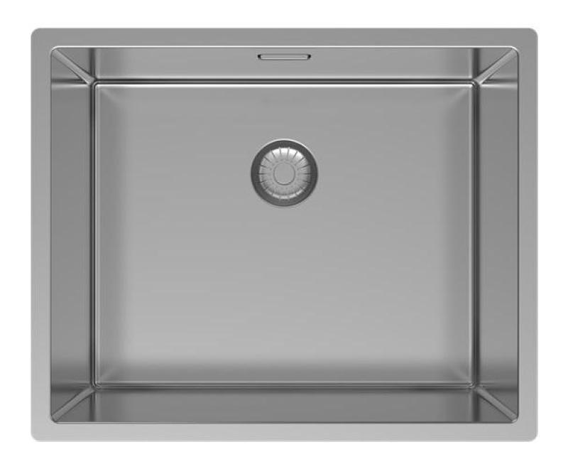 Pure.Sink Exclusivo RVS vask 50x40 cm 10mm radius underbygning, planbygning og overbygning PEX5040-02
