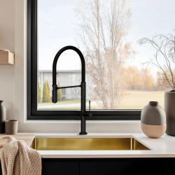 Pure.Sink Exclusivo Gylden vask 50x40 cm 10mm radius underbygning, fladbygning og overbygning PEX5040-60