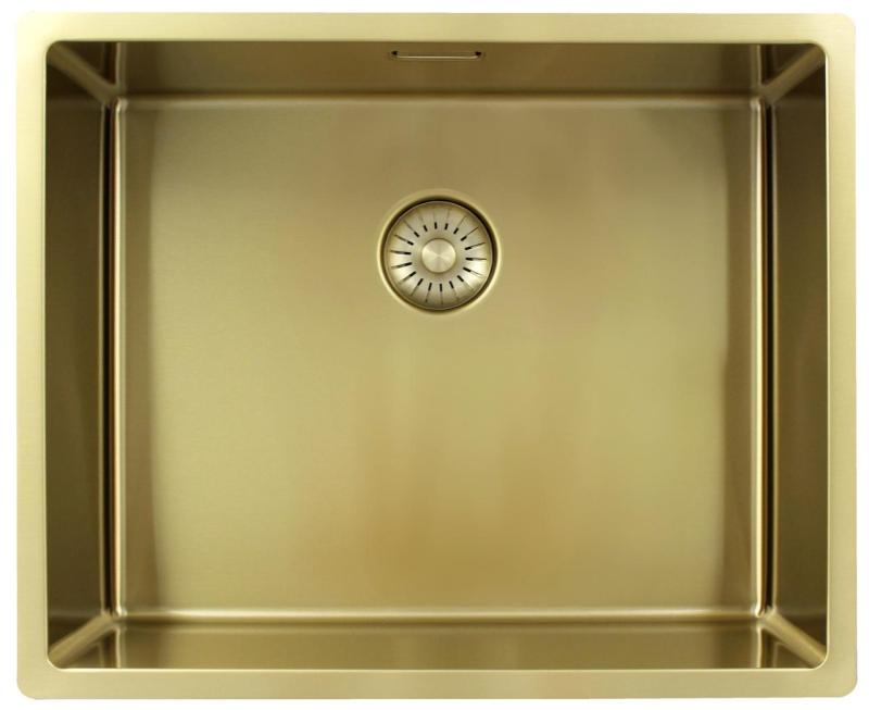 Pure.Sink Exclusivo Gylden vask 50x40 cm 10mm radius underbygning, fladbygning og overbygning PEX5040-60