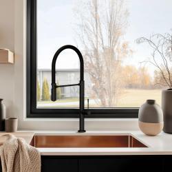 Pure.Sink Exclusivo Kobber køkkenvask 50x40 cm 10mm radius undermontering, planmontering og overmontering PEX5040-62