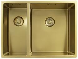 Pure.Sink Exclusivo Gylden 1,5 halvanden vask 18+34 cm 10mm radius PEX183440-60