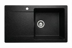 Graniteland Liri Granit Arduin hård sten look vask med dræningsområde 765x448 mm 1208971437