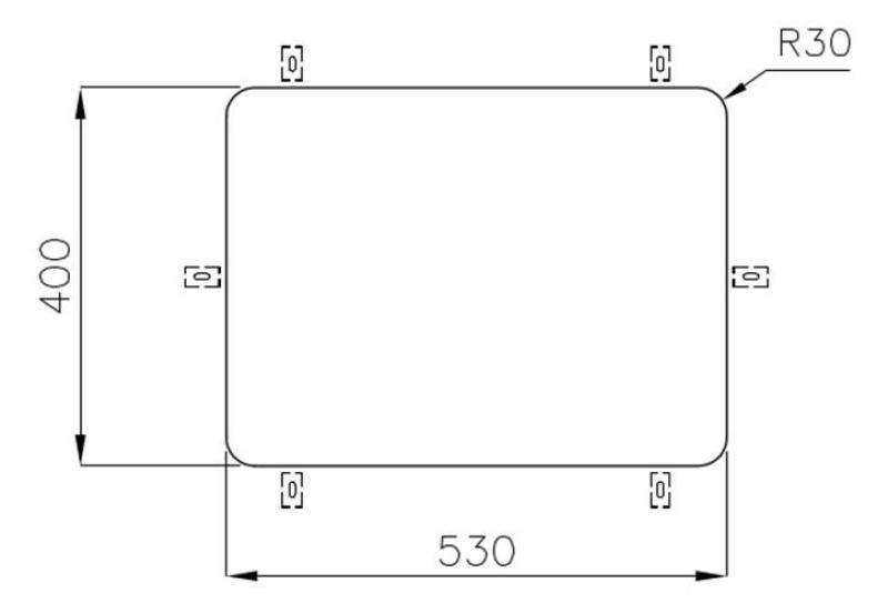 Foster Under RVS Køkkenvask 53 x 40 cm Undermonteret 1208971523