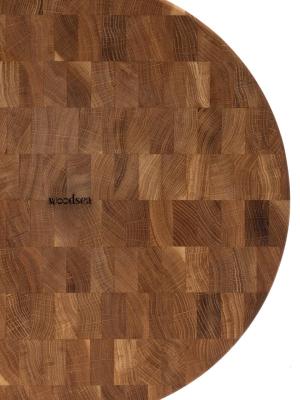 Woodsea Woodstone Oak rund - Eg Træ rund Skærebræt Ø42cm 1208971525