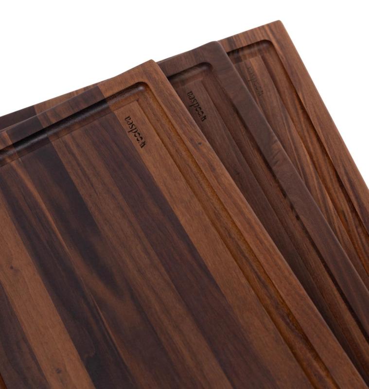 Woodsea Butcher Groove S - Valnød Træ Skærebræt med saft rille 45x30 cm 1208971534