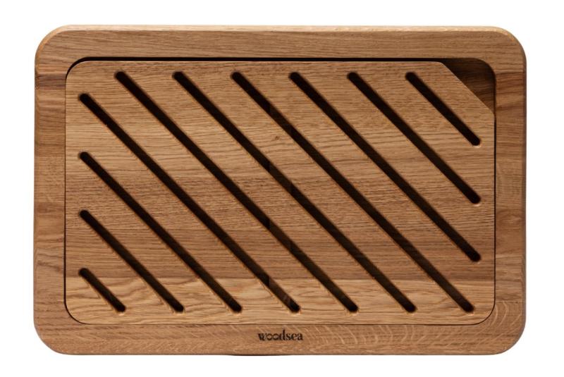 Woodsea Brød Oak - Egtræ Brødbræt Eg 45x30cm 1208971538