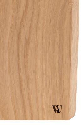 Woodsea Chop-Chop Oak S - Ege træskærebræt 25x24cm med læderhåndtag 1208971539