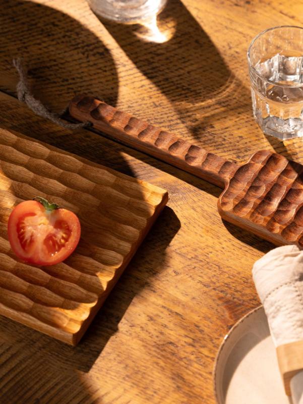 Woodsea Dunes Oak S - Egetræs Dunes skærebræt 27x20cm 1208971545