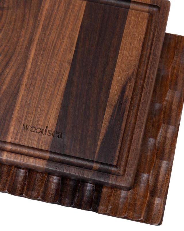 Woodsea Dunes Walnut S - Valnødtræ Dunes Skærebræt 27x20 cm 1208971547