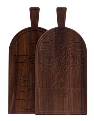 Woodsea Maske Valnød - Valnødde Mask skære- og serveringsbræt 38x19 cm 1208971561