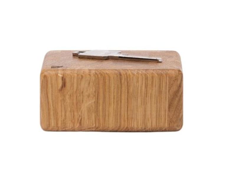 Woodsea End Grain Oak - Egetræs Nøgleholder 9x9 cm 1208971600