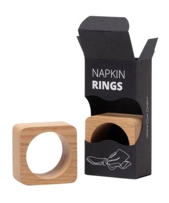 Woodsea Servietring Eg - Egetræ Servietring 5x5 cm 2 stykker 1208971602