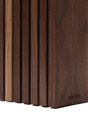 Woodsea Blok Valnød M - Valnøddetræ Knivholder Blok 17x12 cm 1208971609