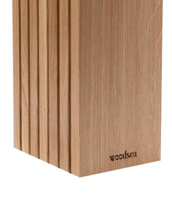 Woodsea Block Oak M - Eg træ Knivholder Blok 17x12 cm 1208971610