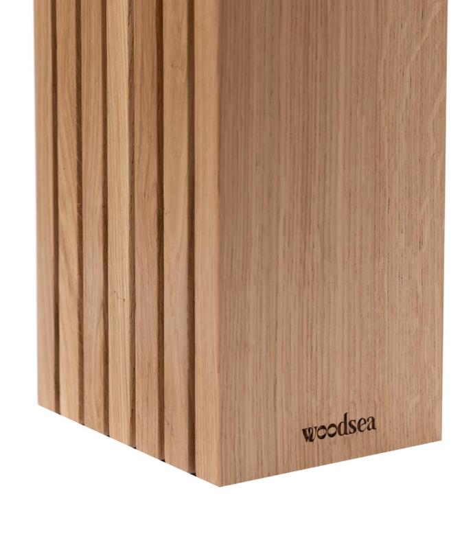 Woodsea Block Oak S - Ege Træ Knivholder Blok 13x8 cm 1208971617