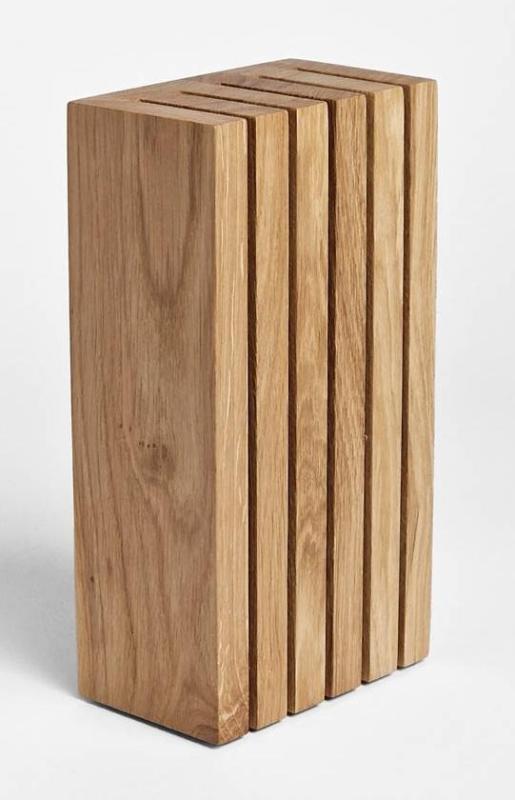 Woodsea Block Oak S - Ege Træ Knivholder Blok 13x8 cm 1208971617