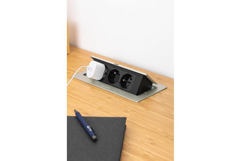 SOFT udtrækkelig stikkontakt, strømkabel 1,5 m