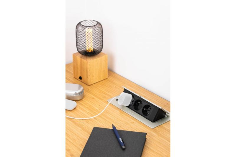 SOFT udtrækkelig stikkontakt, strømkabel 1,5 m