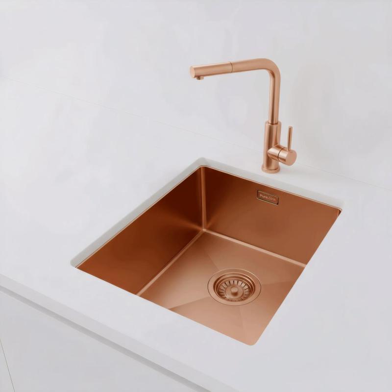 Pure.Sink Luxion Kobbervask 36x40 cm undermontering, planmontering og overmontering PLX3640-62
