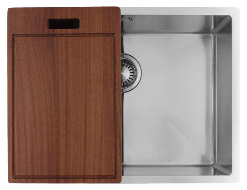 Pure.Sink Luxion Rustfrit stålvask 55x40 cm undermontering, planmontering og påmontering PLX5540-02